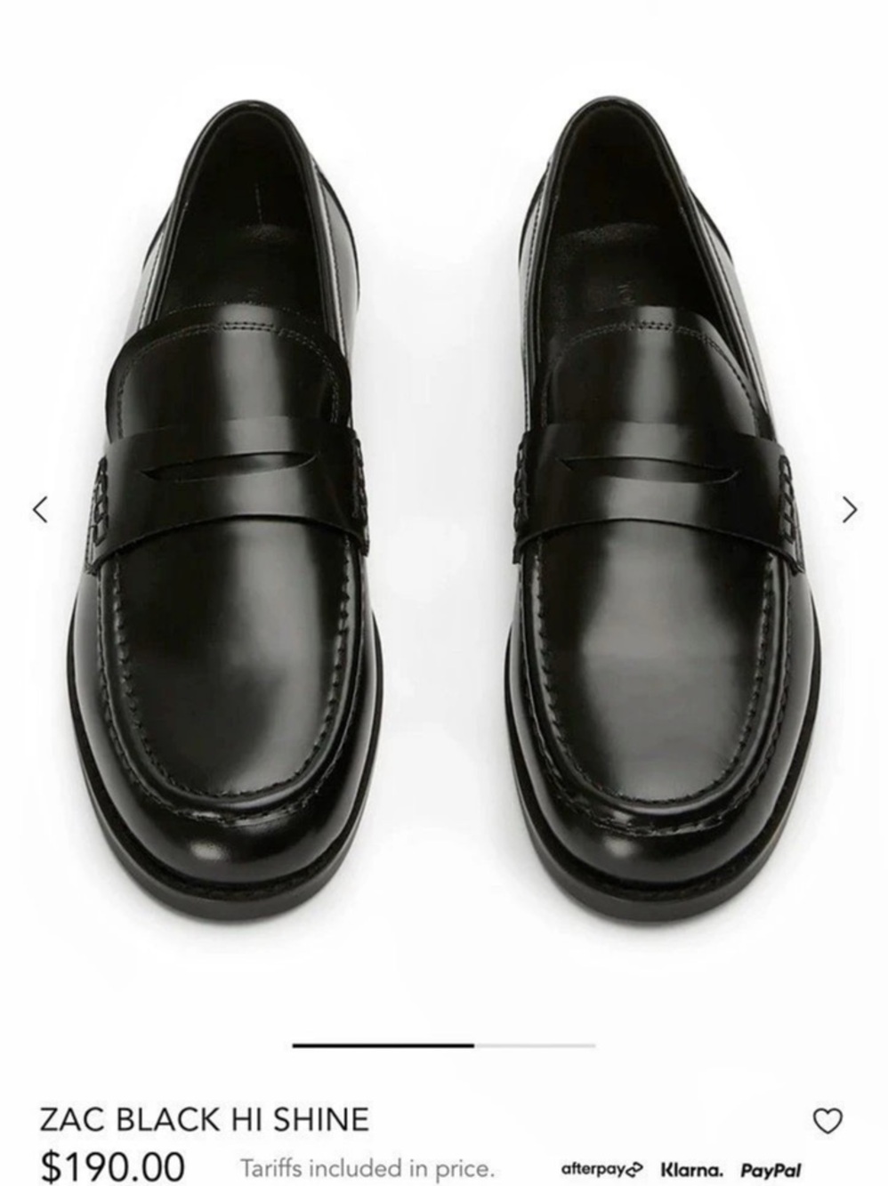 Tony Bianco Zac Black Hi Shine Loafer Loafers